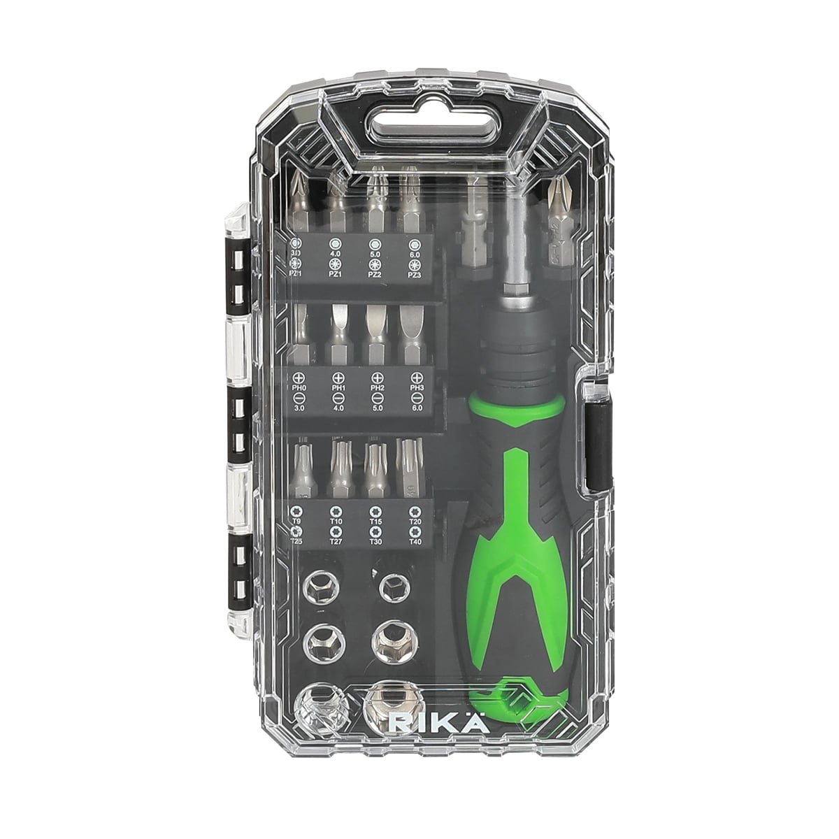 Rikä 33-Piece Professional 1/4in Drive Screwdriver and Adapter Set
